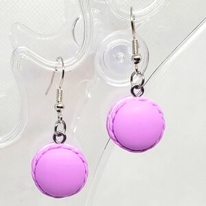 7/$10 Macaroon Cookie Earrings, New